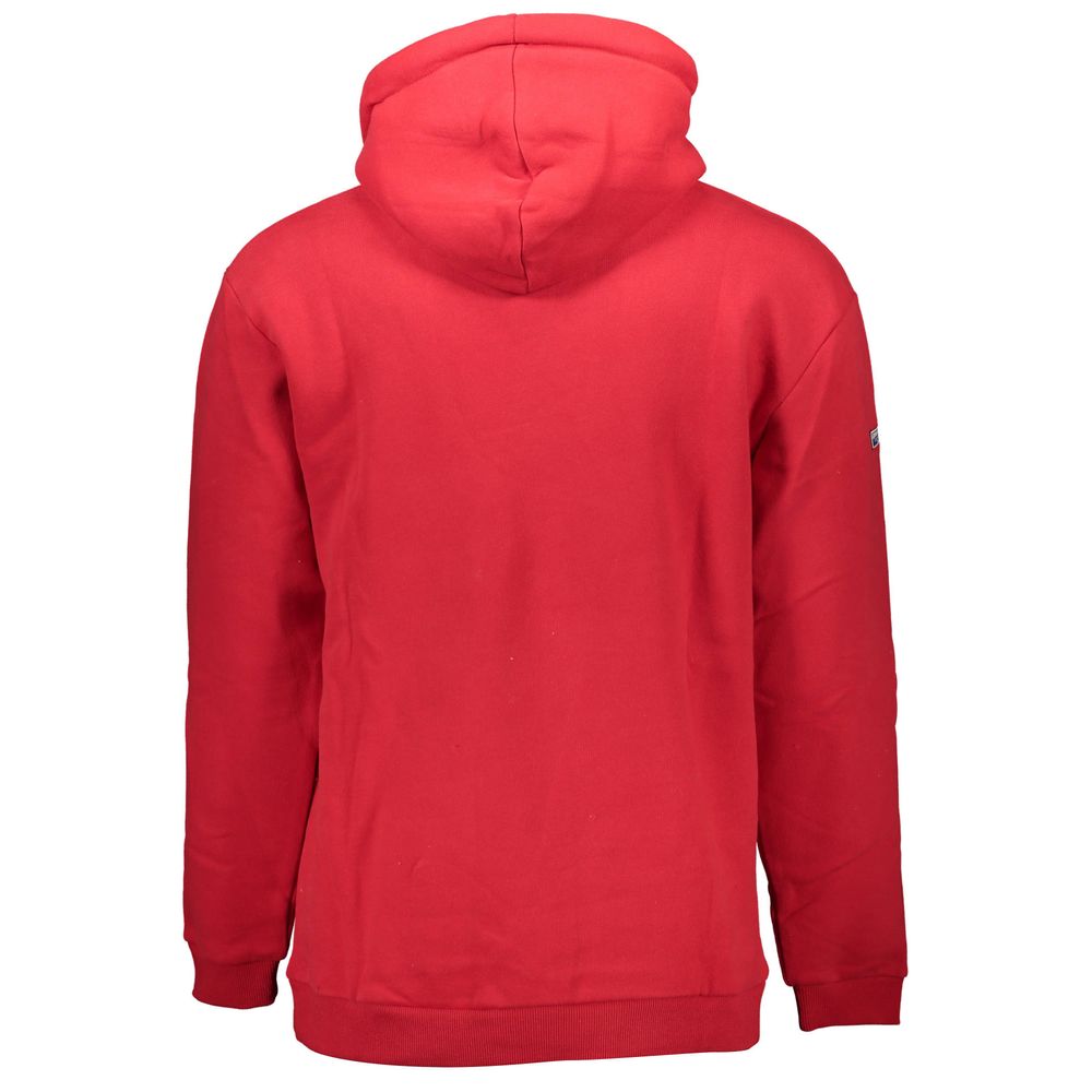 Red Cotton Men Sweater