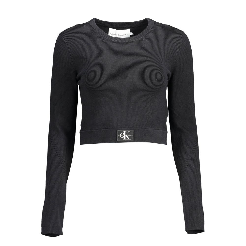 Black Lyocell Women Sweater