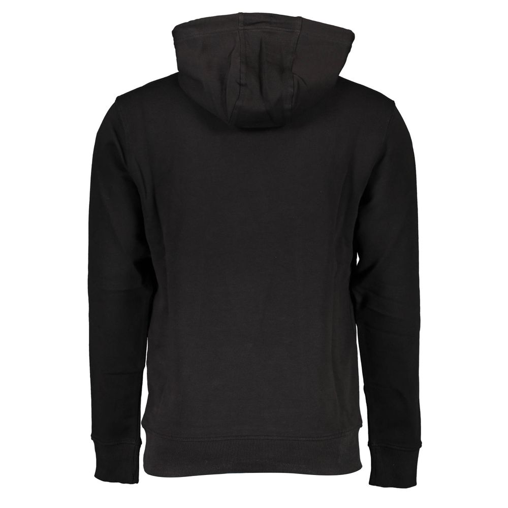 Black Cotton Men's Sweatshirt