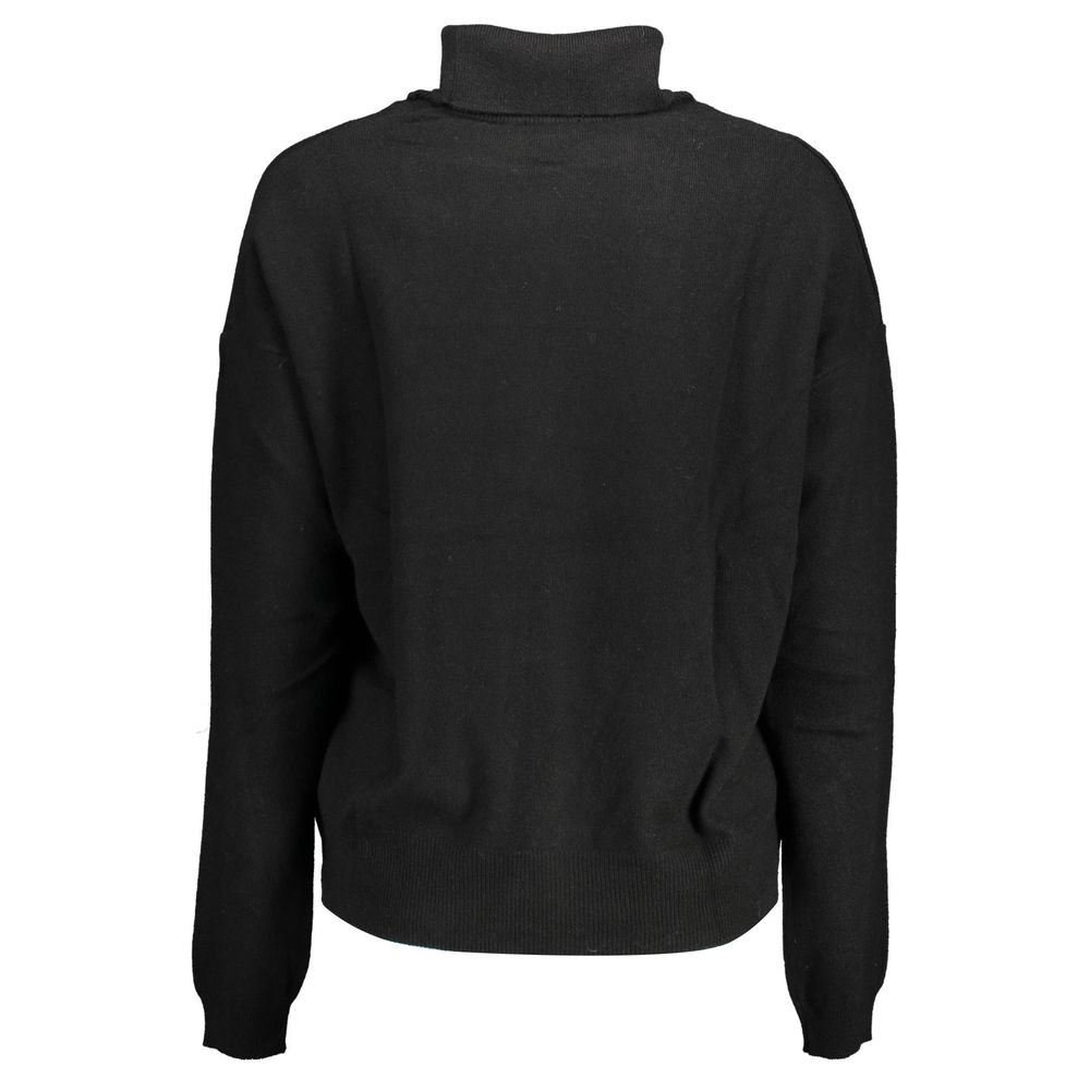 Black Wool Women Sweater
