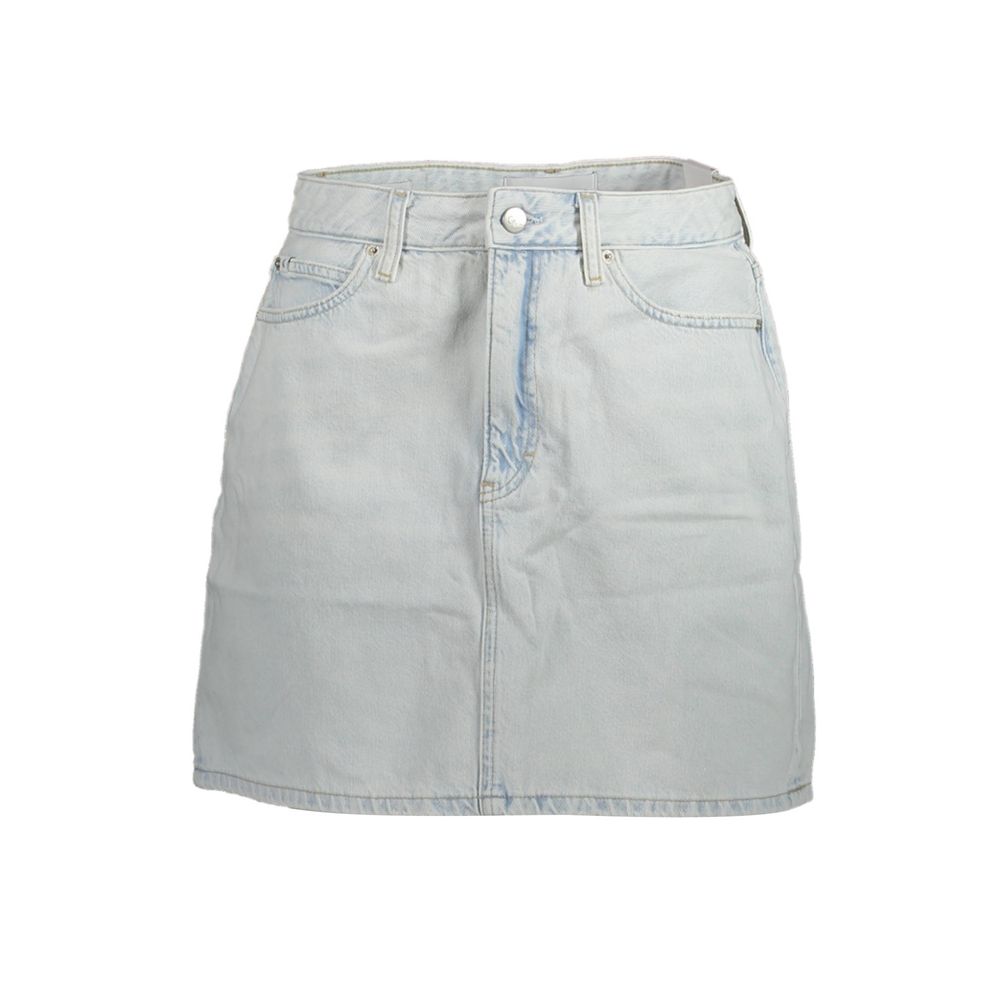 Azzurro Cotton Women Skirt