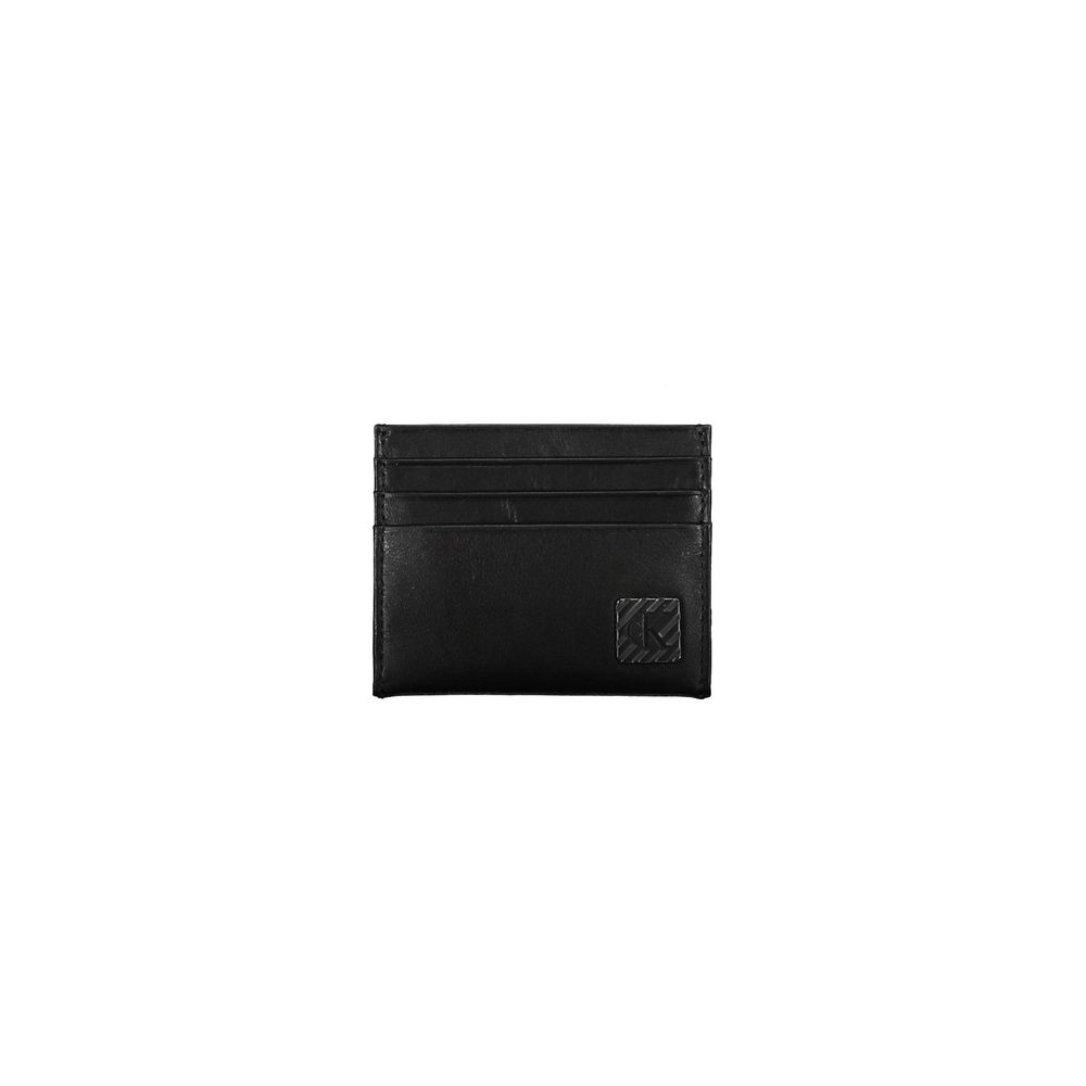Black Leather Men Wallet