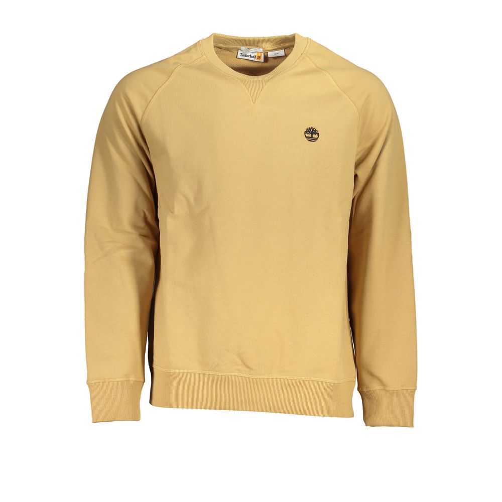 Beige Cotton Men Sweater