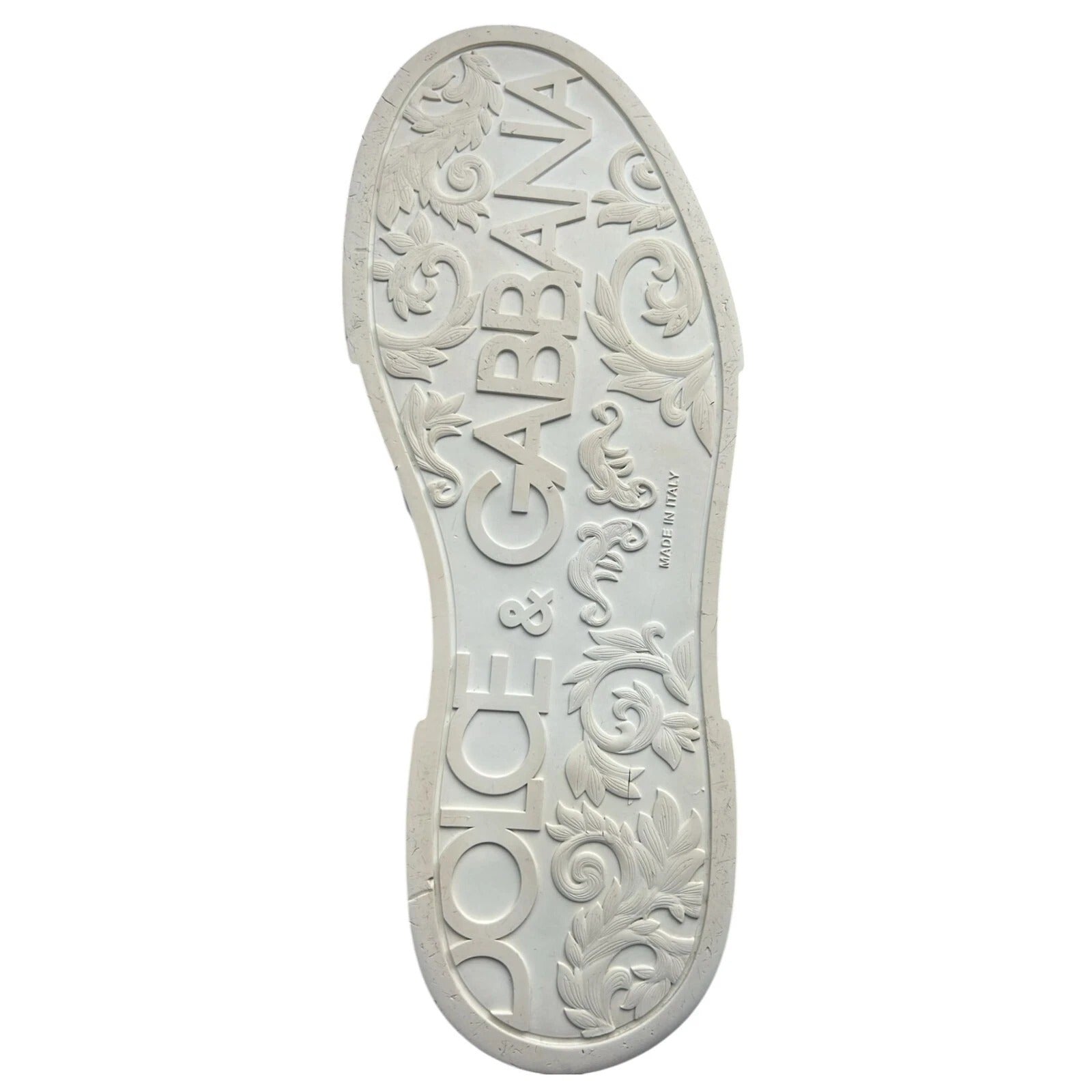 White Leather DG Logo Low Top Sneaker Shoes