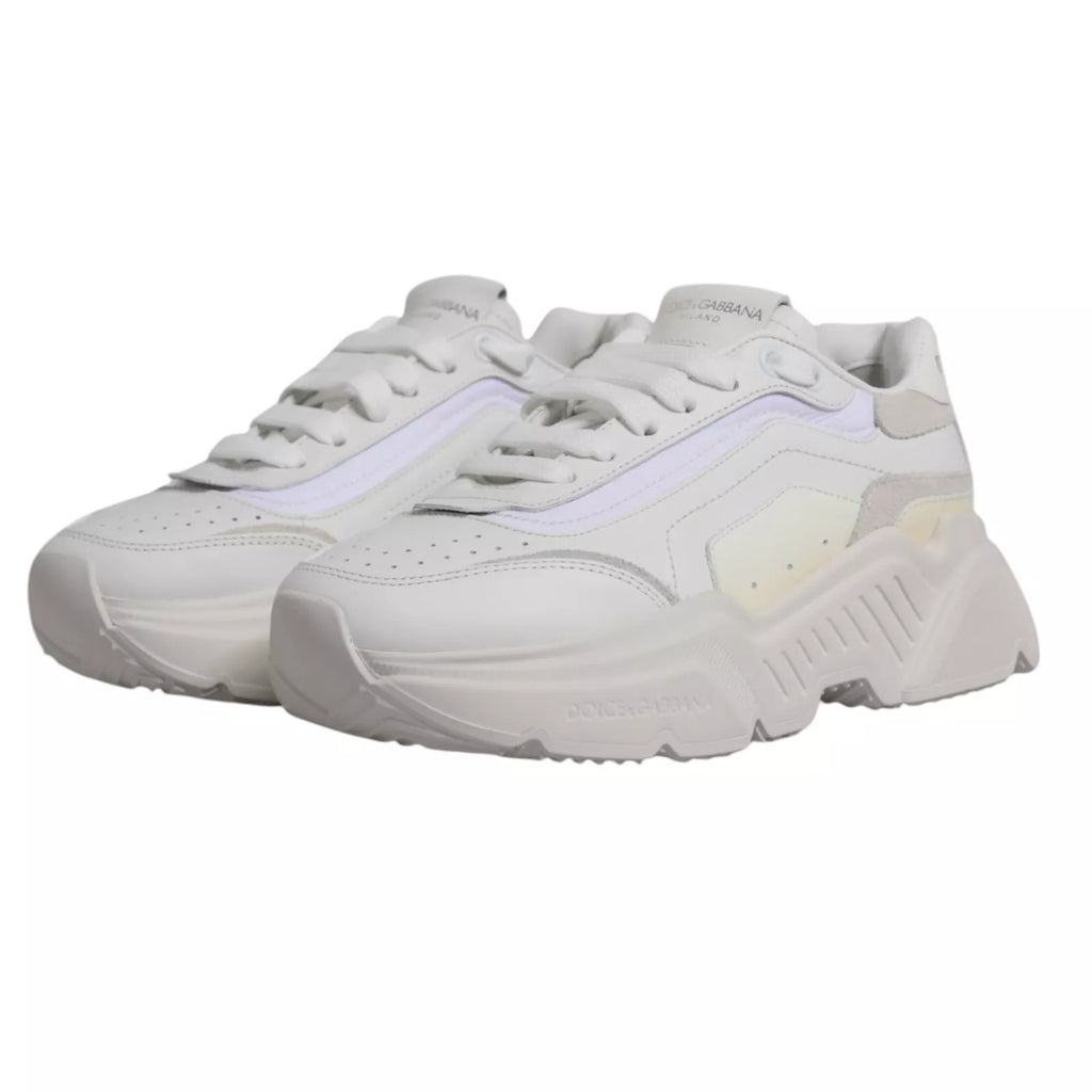 White Daymaster Low Top Mens Sneakers Shoes