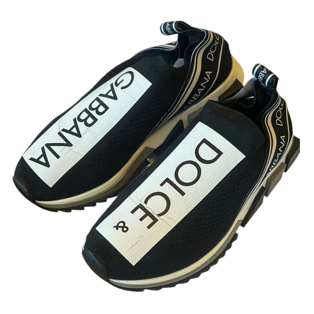 Black White Slip On Sorrento Sneakers Shoes