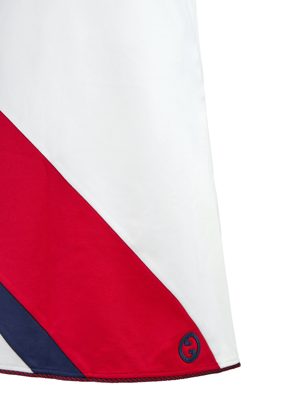 White polyester and Cotton short dress