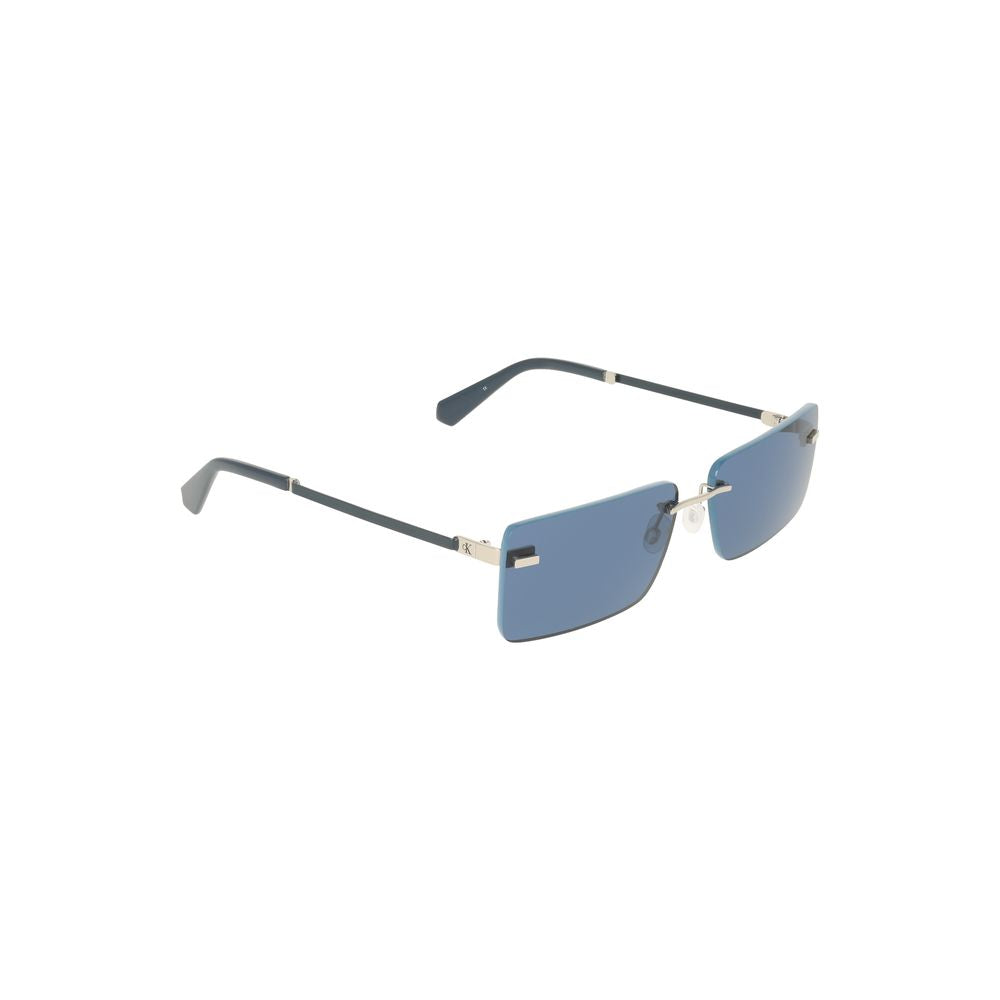 Blue Metal Women Sunglass