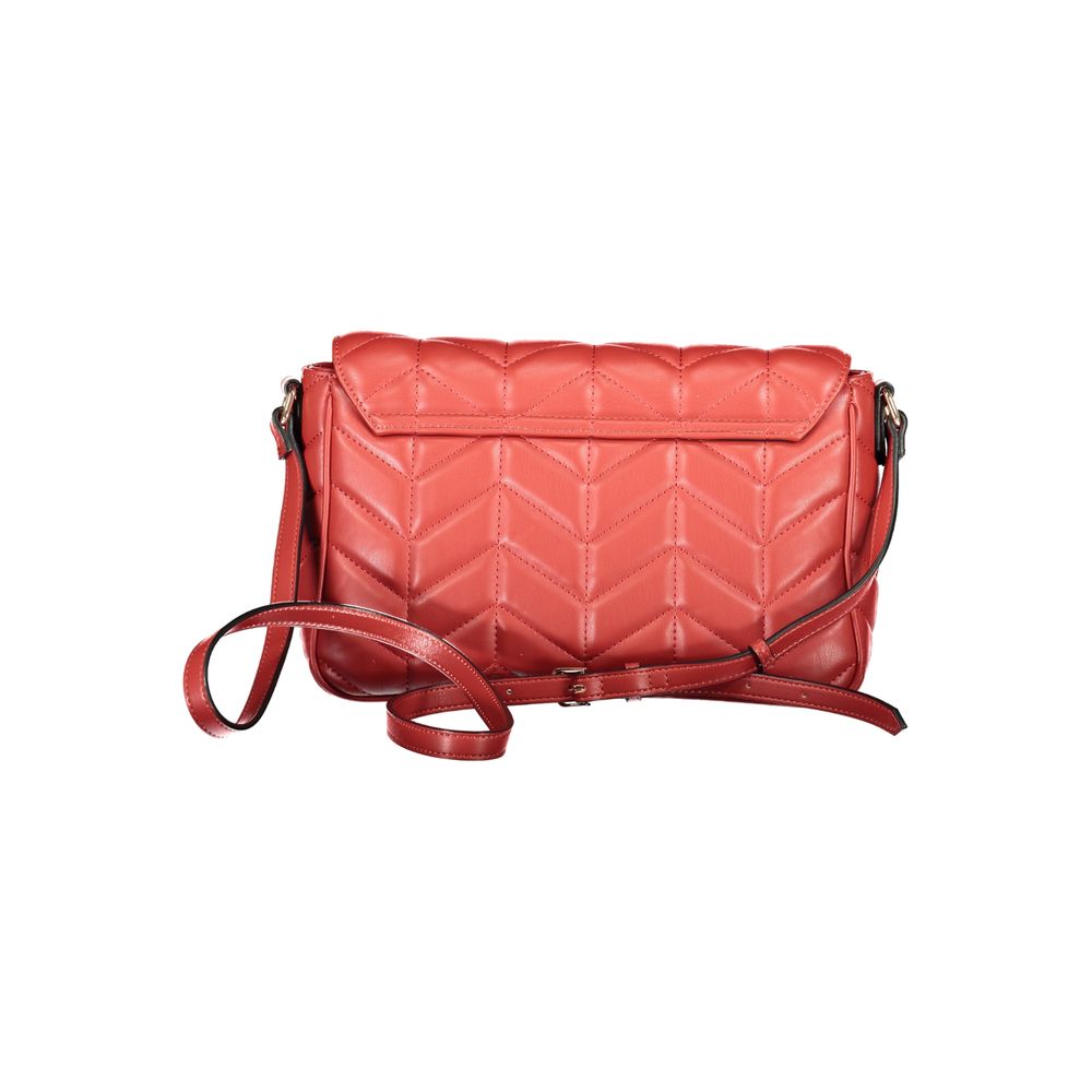 Rosso Poliuretano Women Shoulder Bag
