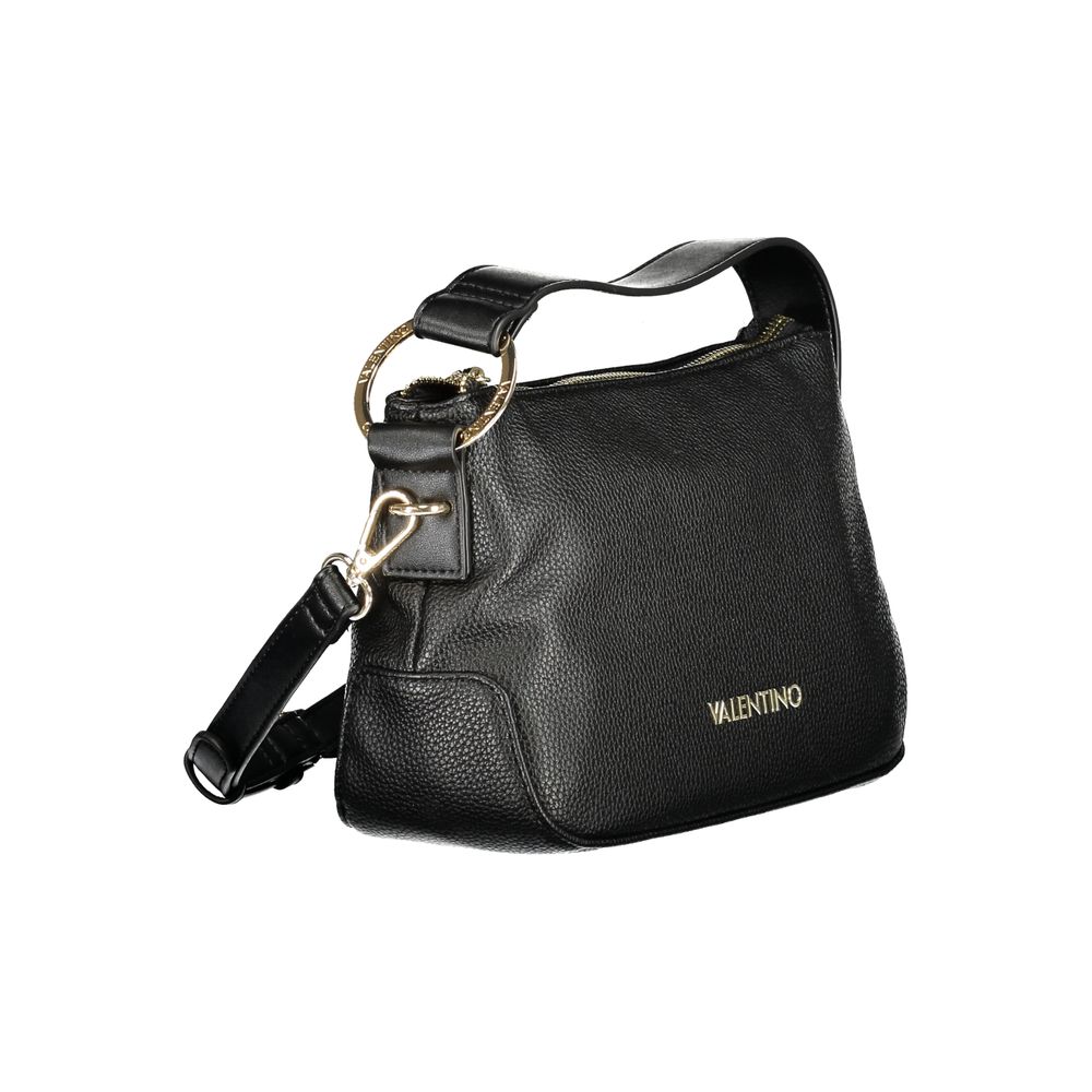 "Nero Polyurethane Women Handbag"
