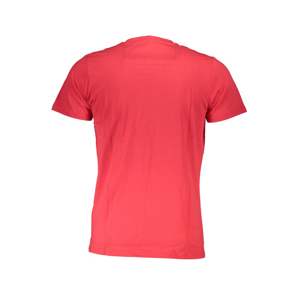 Red Cotton Men T-Shirt