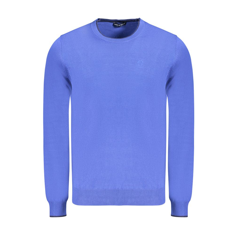 Blue Cotton Men's Sweater