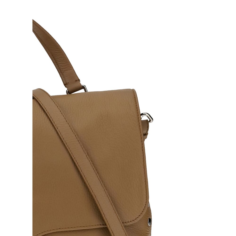 Brown Calf Leather Bos Taurus Shoulder Bag