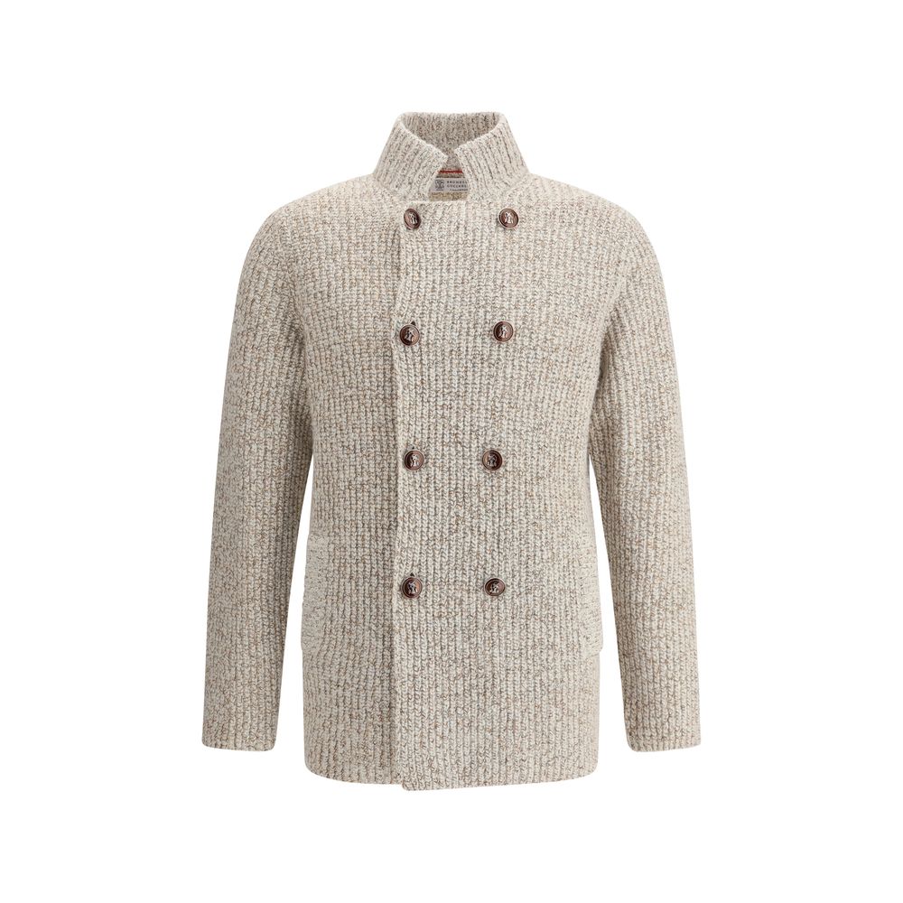 Beige Fleece Wool Coat