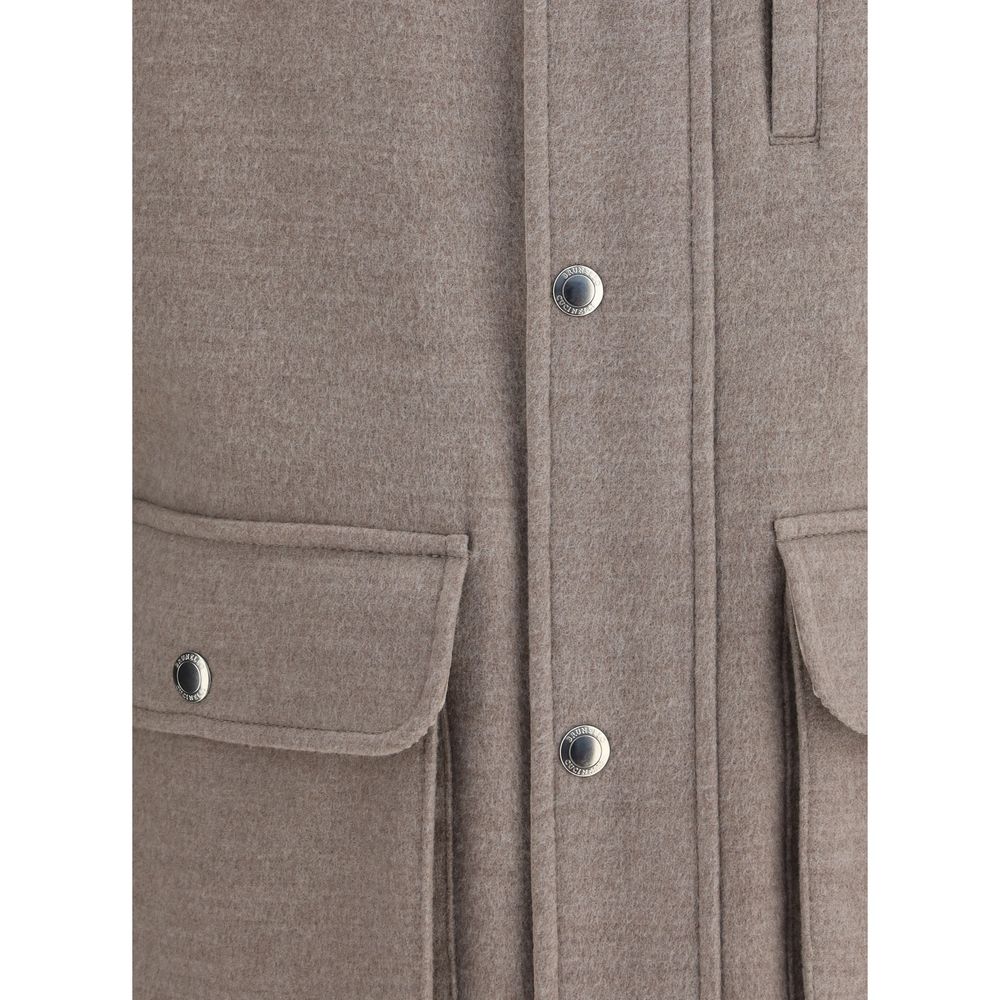 Beige Wool Coat