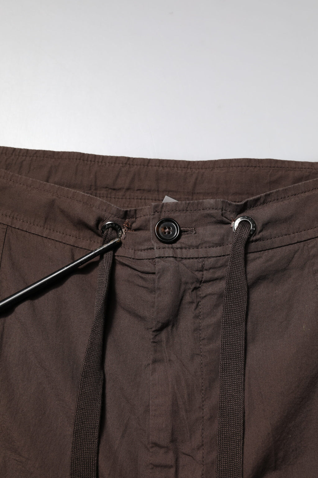 Brown Cotton Cargo Jogger Men Pants
