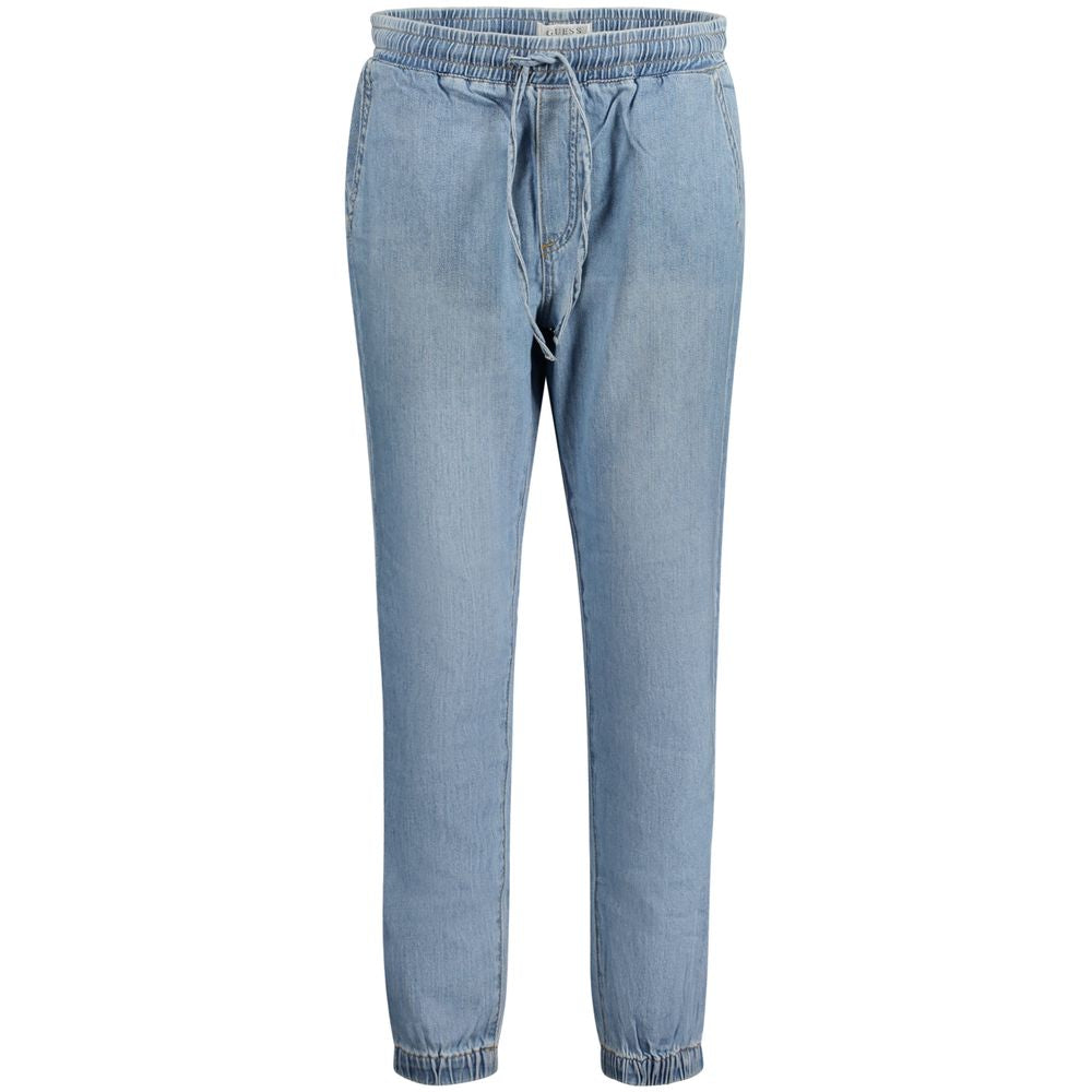 Blue Cotton Women Jeans