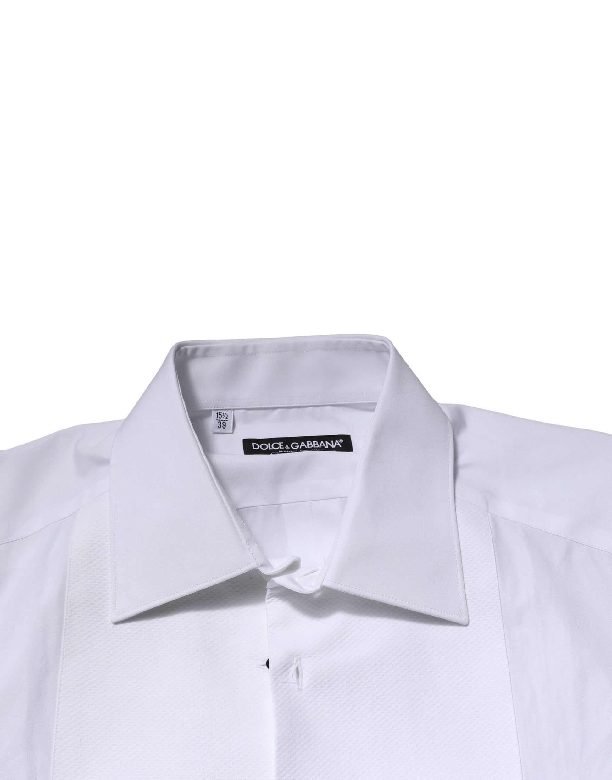 White GOLD Crown Cotton Dress Formal Shirt