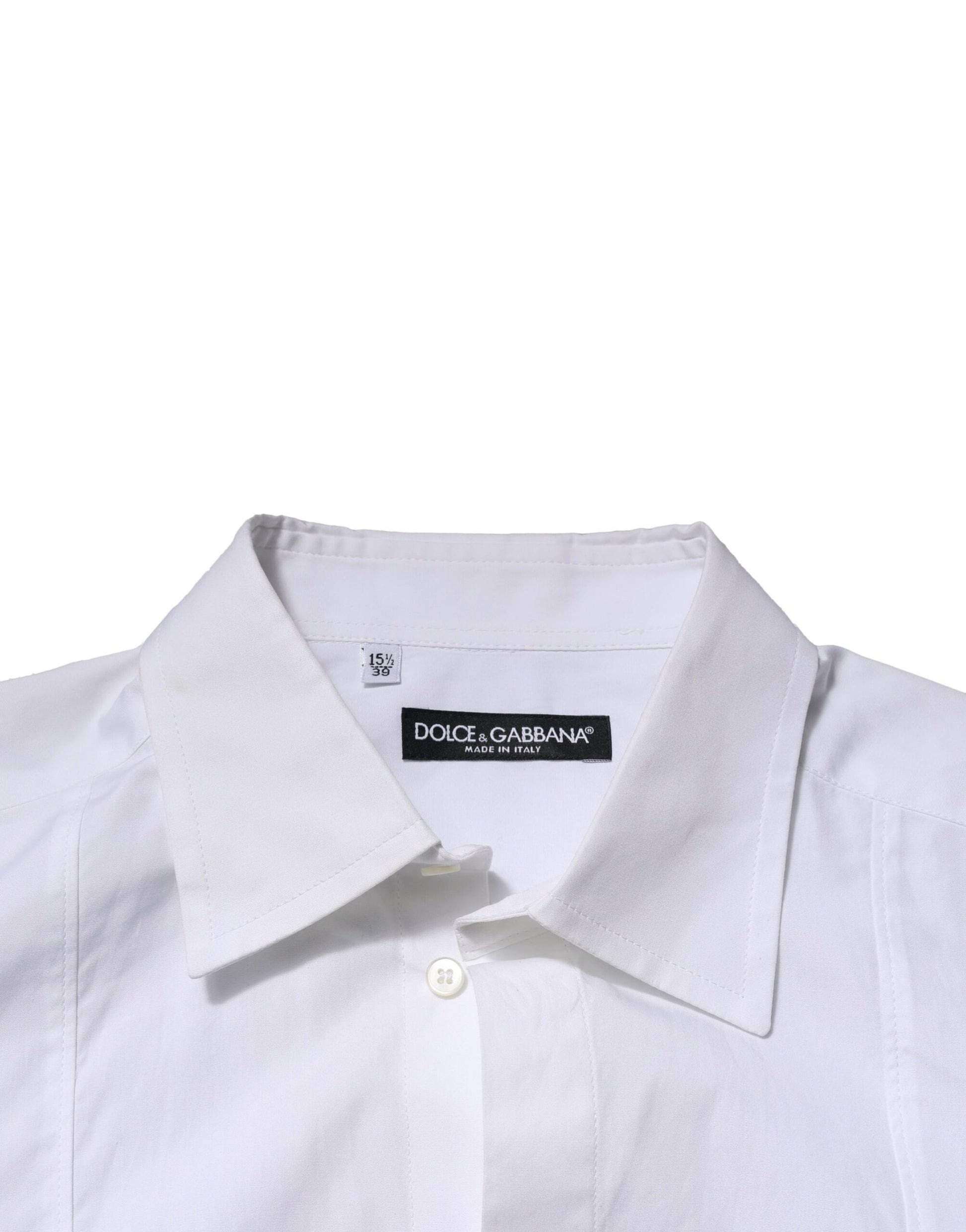 White Poplin Cotton Formal Men Dress Shirt