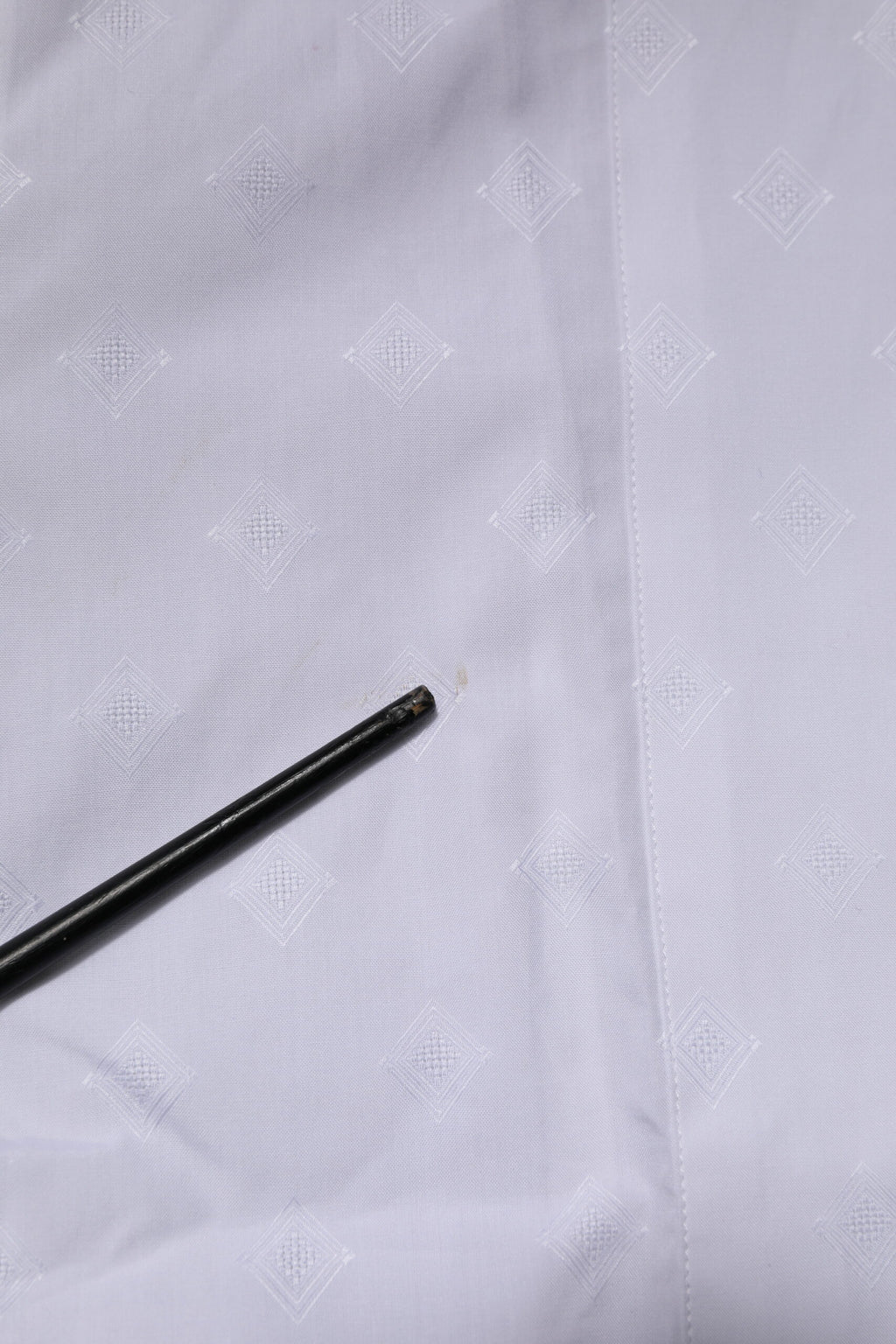 White Bib Cotton Poplin GOLD Formal Shirt