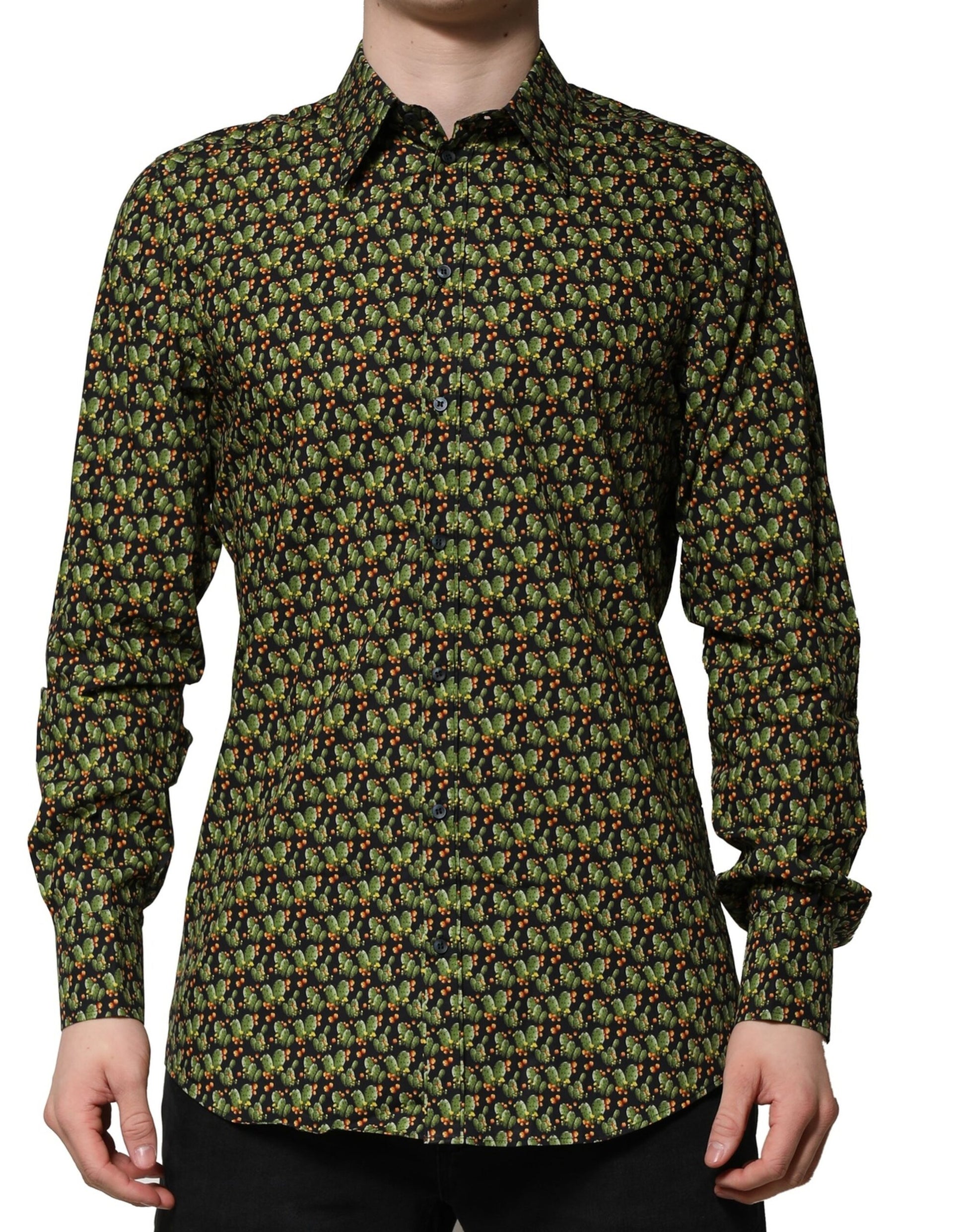 Multicolor Cotton Cactus GOLD Men Formal Shirt