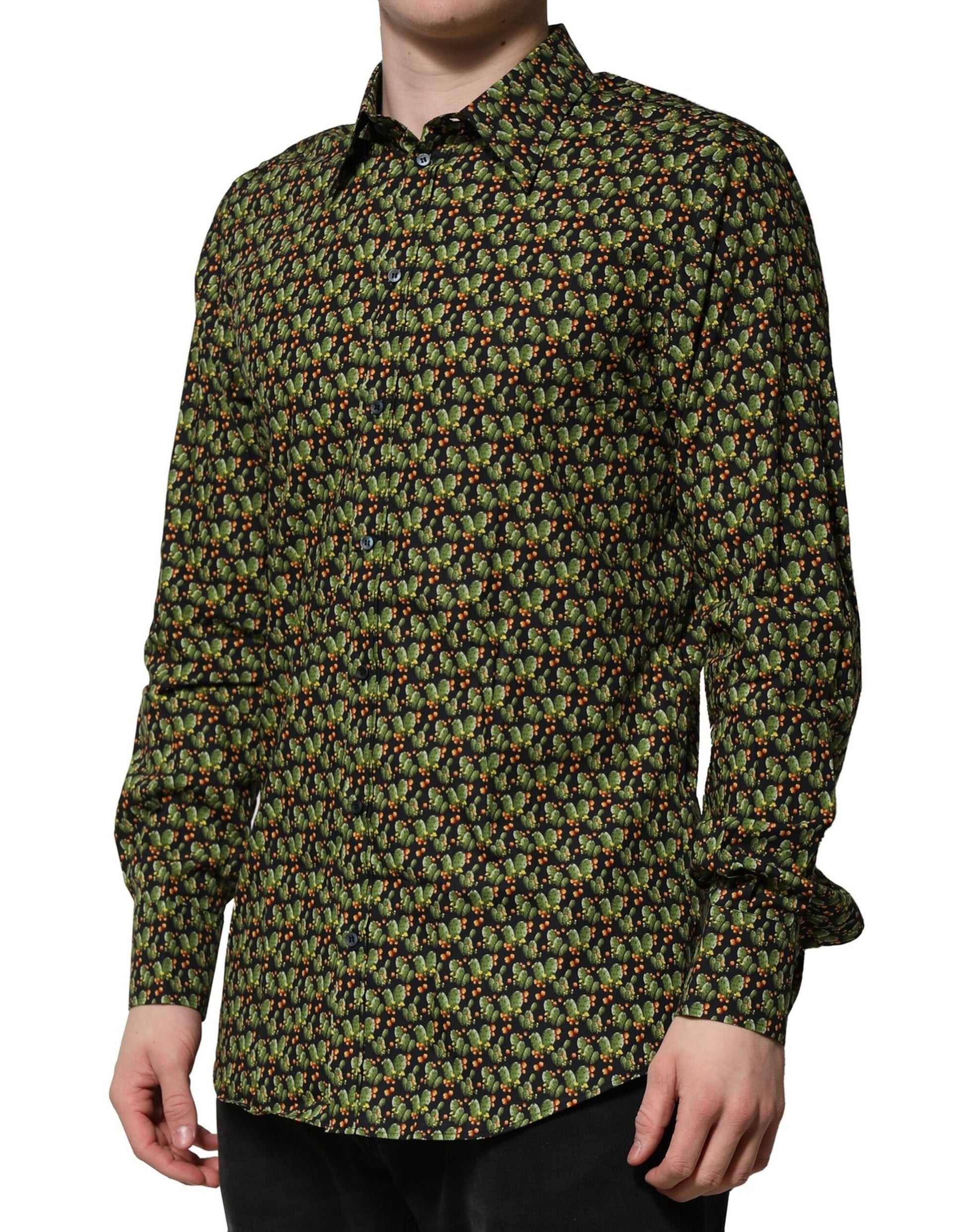 Multicolor Cotton Cactus GOLD Men Formal Shirt