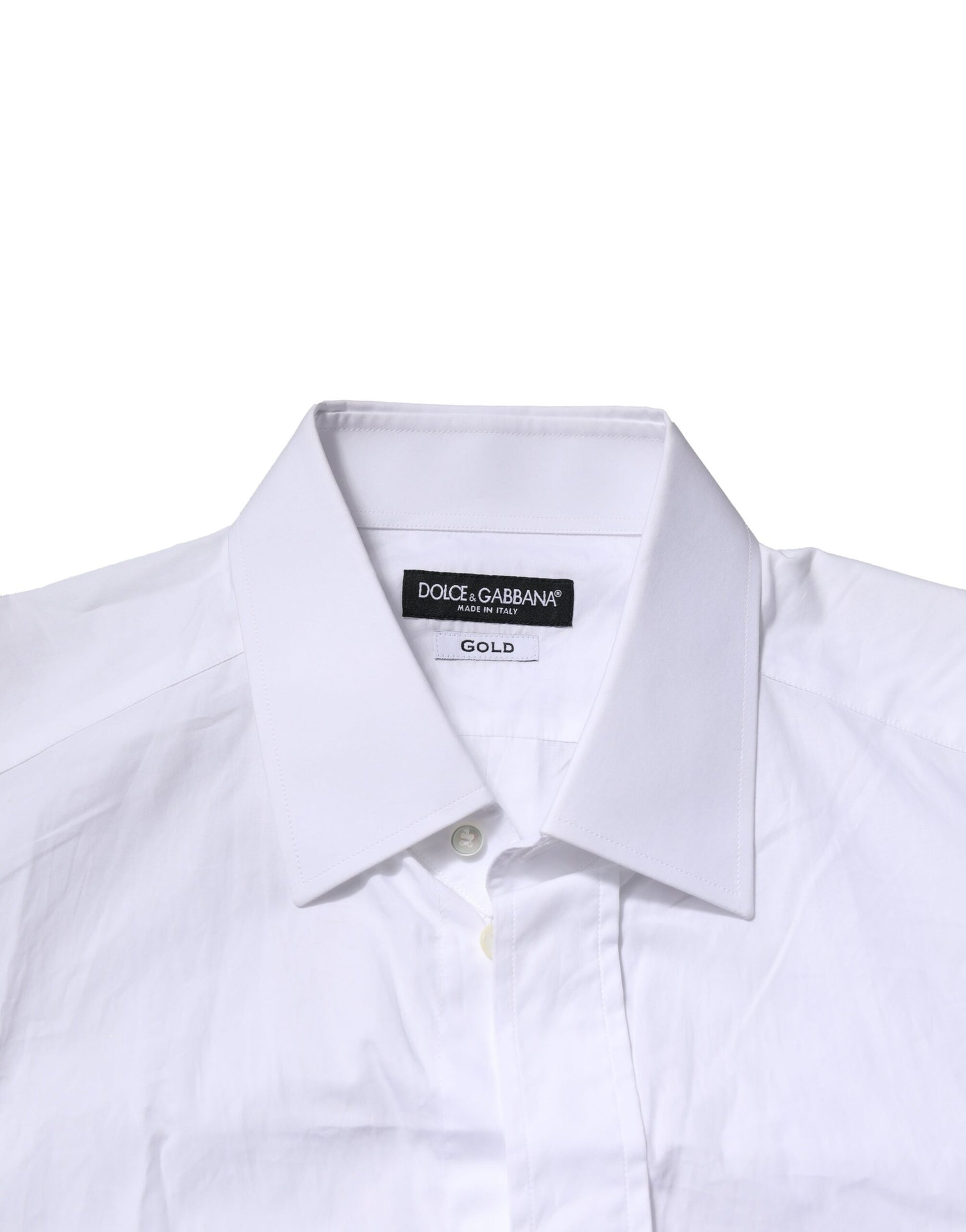 White GOLD Cotton Men Dress Formal Shirt