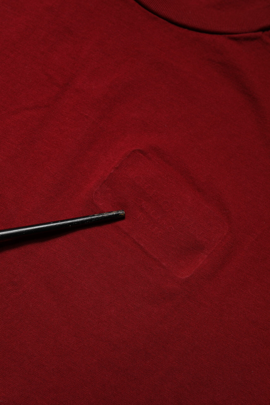 Dark Red Men Crew Neck Short Sleeve T-shirt