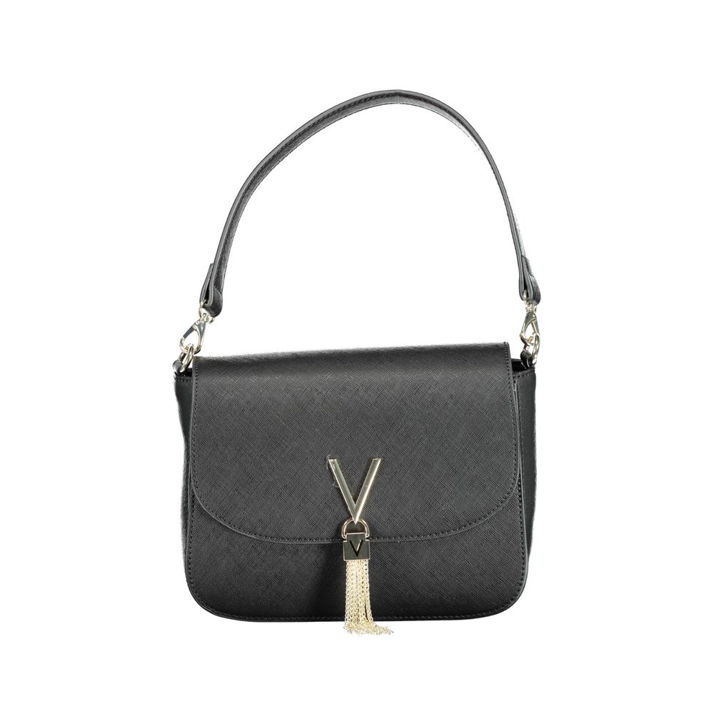 Nero Polyurethane Women Handbag
