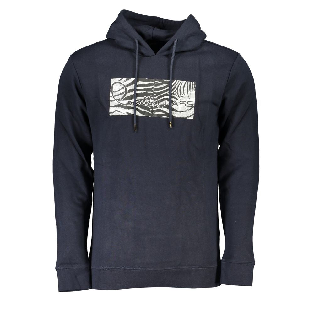 Blue Cotton Men's Sweatshirt