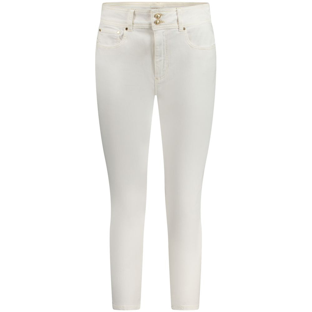 White Cotton Women's Skinny Jean