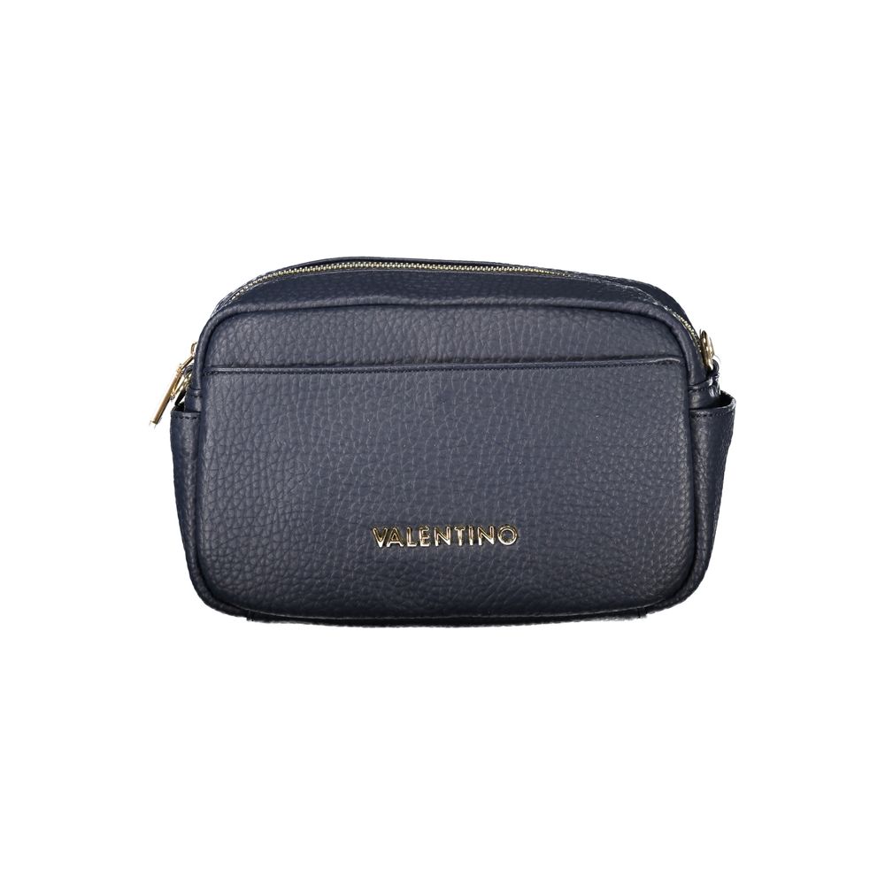 Blu Polyurethane Women Shoulder Bag