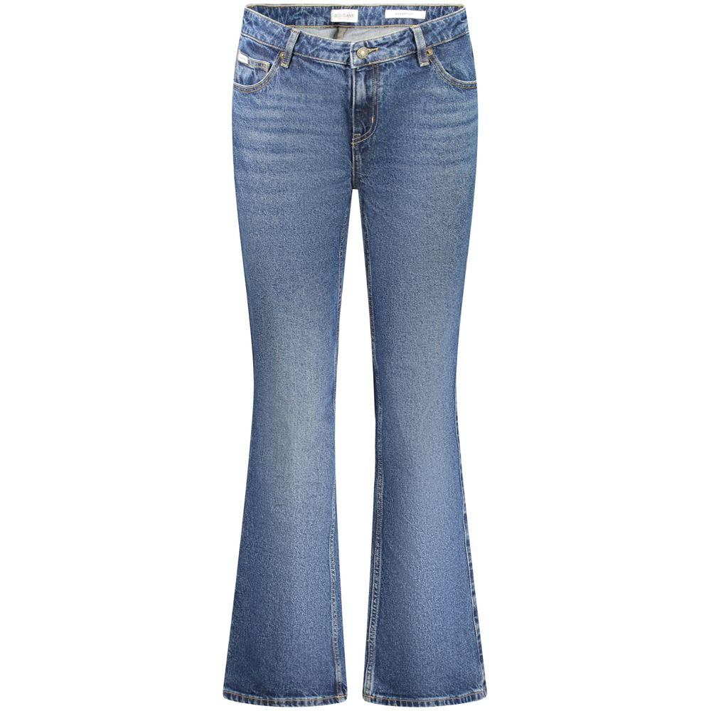 Blue Cotton Jeans Denim