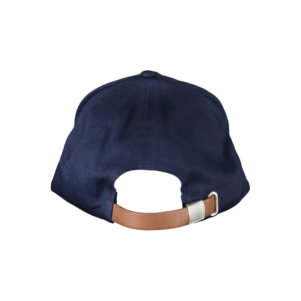 Blue Cotton Men Cap