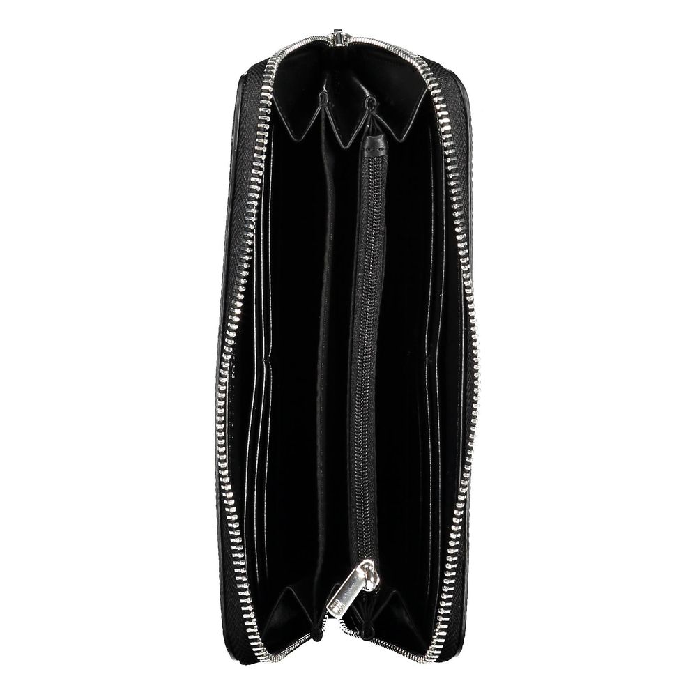 Black Polyethylene Women Wallet