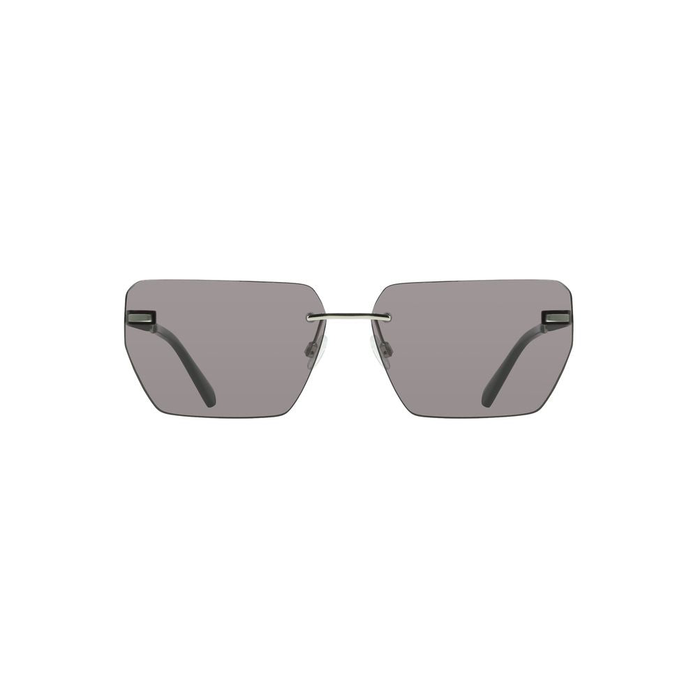 Gray Metal Men Sunglasses