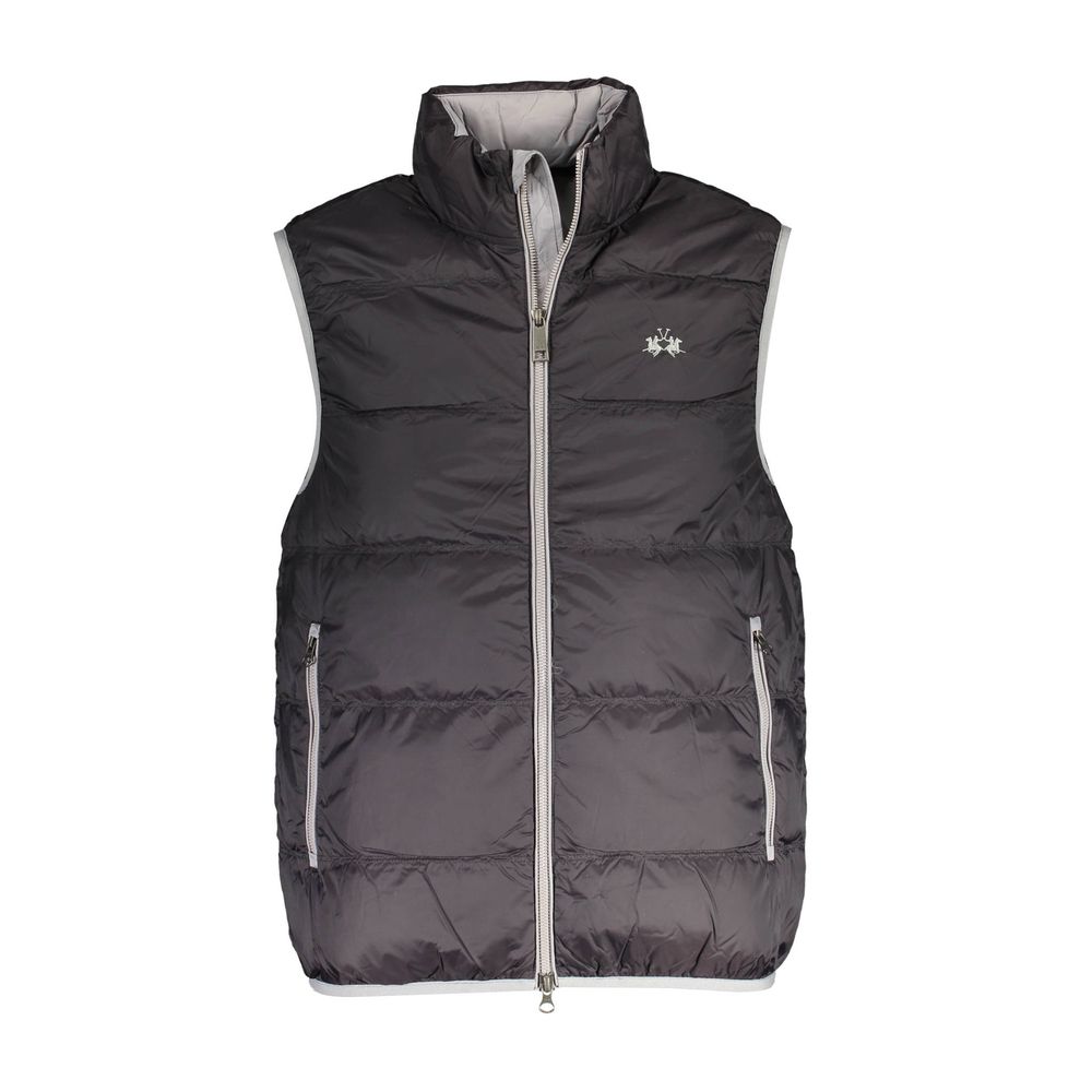 Nero Poliammide Mens Vest