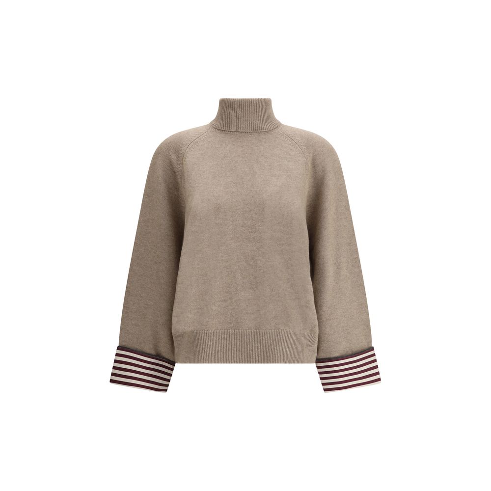 Beige Cashmere Cashmere Sweater