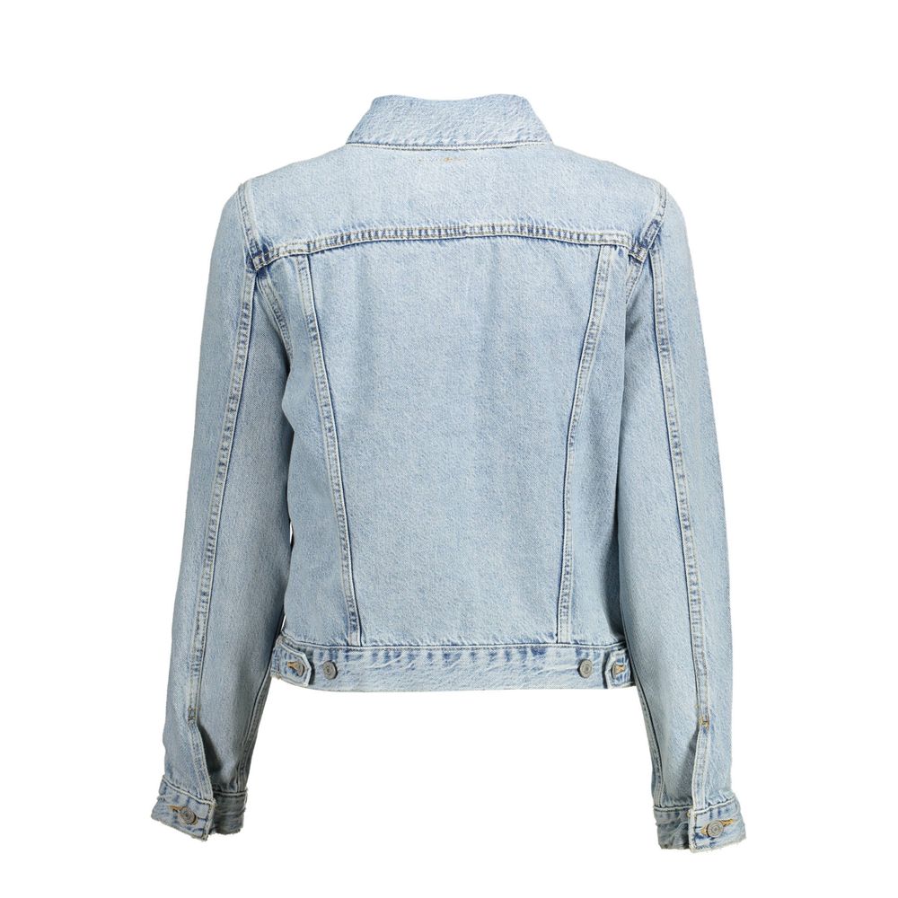 Azzurro Cotton Women Jacket