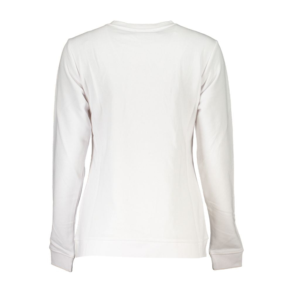 White Cotton Women Sweater