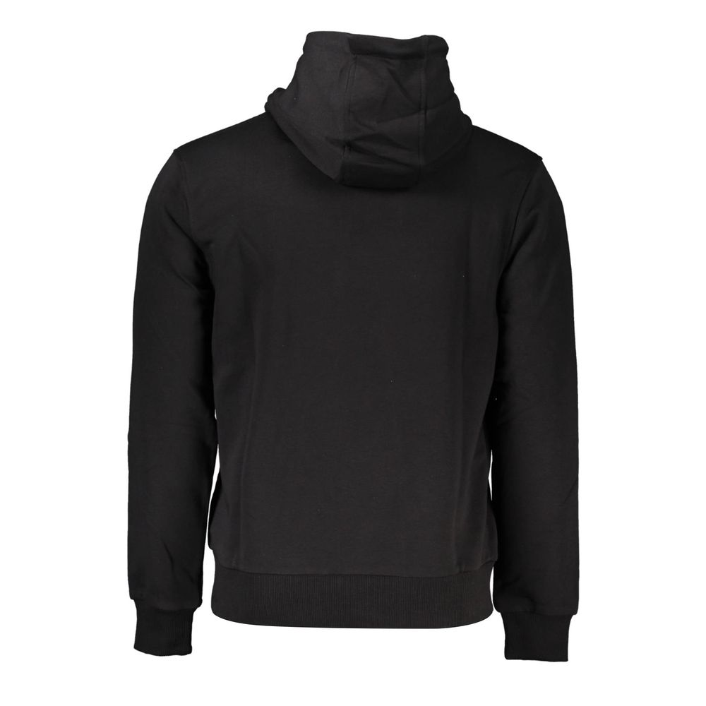 Black Cotton Men's Sweatshirt