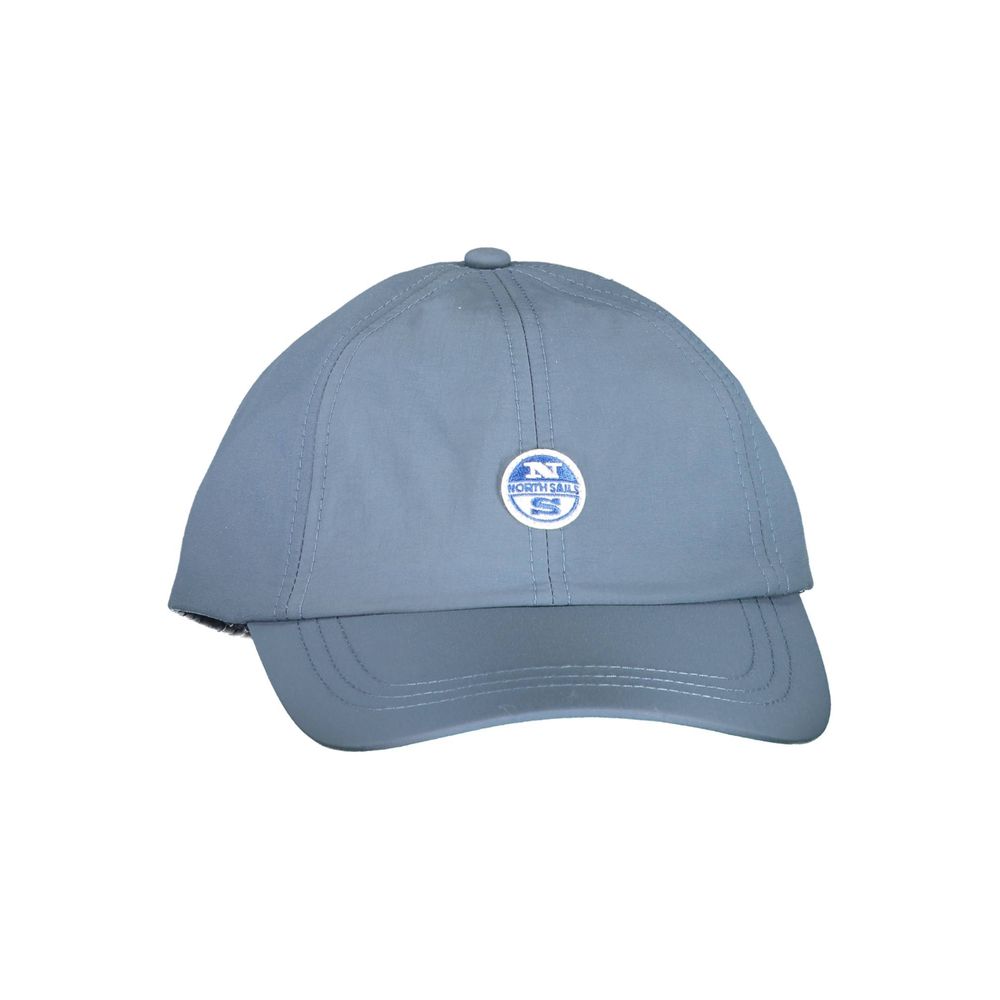 Blue Polyamide Men Cap