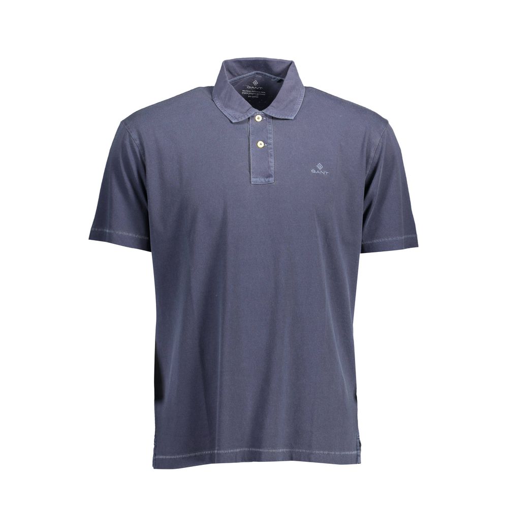 Blu Cotton Mens Polo Shirt