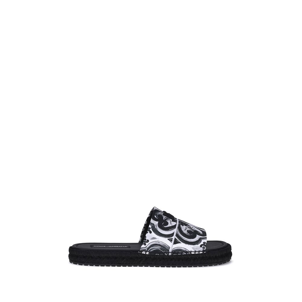 Black Cotton Espadrilles