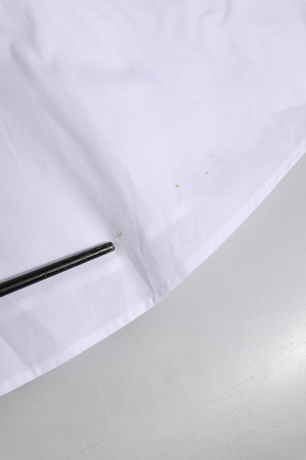 White Cotton GOLD Short Sleeves Formal Shirt