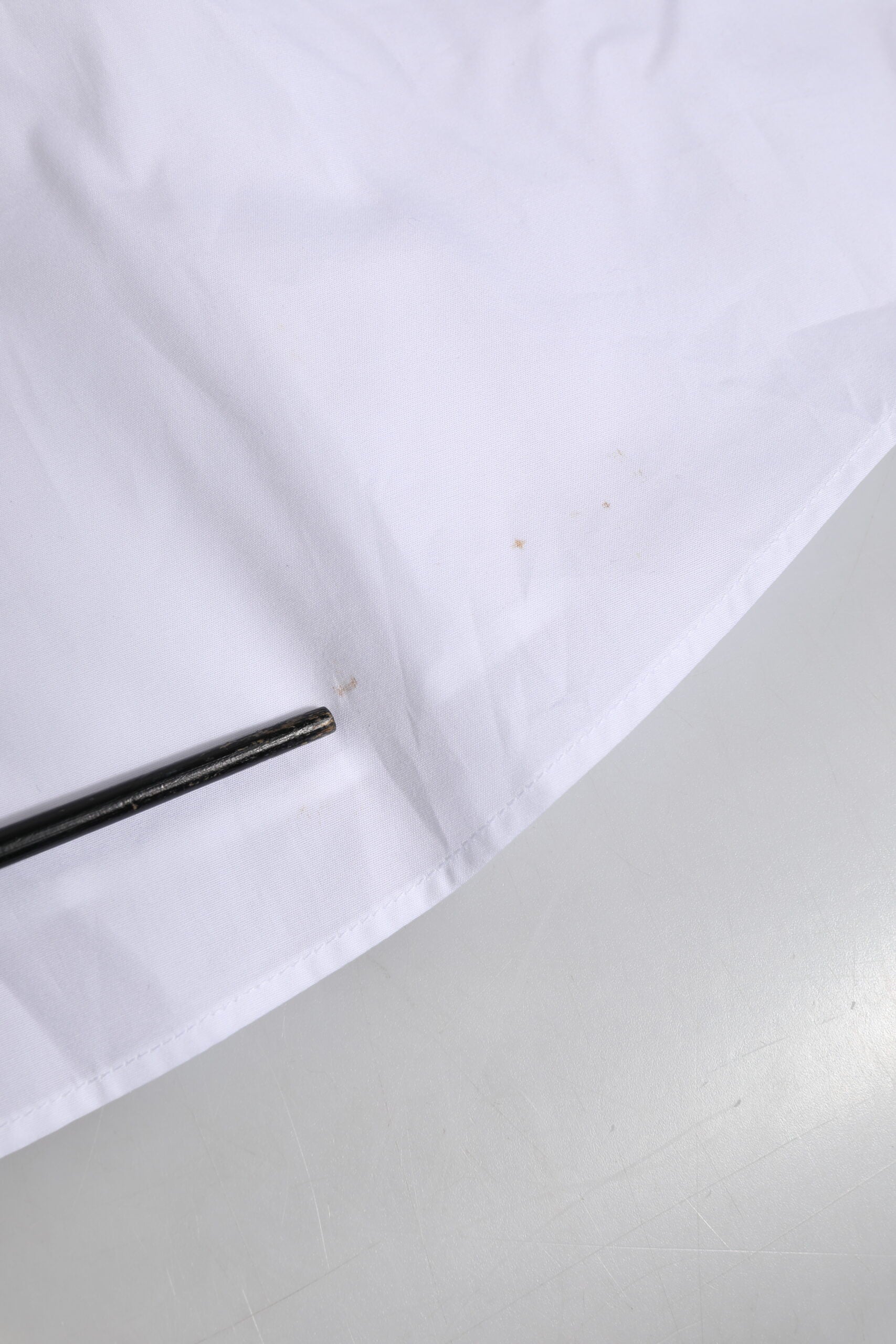 White Cotton GOLD Short Sleeves Formal Shirt