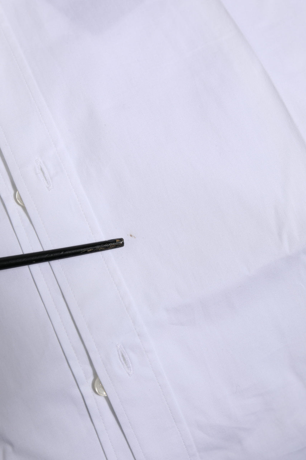 White Cotton GOLD Long Sleeves Formal Shirt