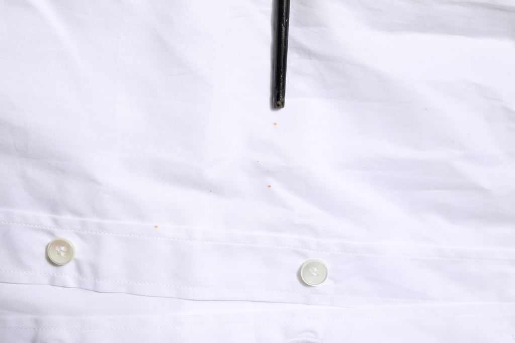 White Cotton GOLD Long Sleeves Formal Shirt