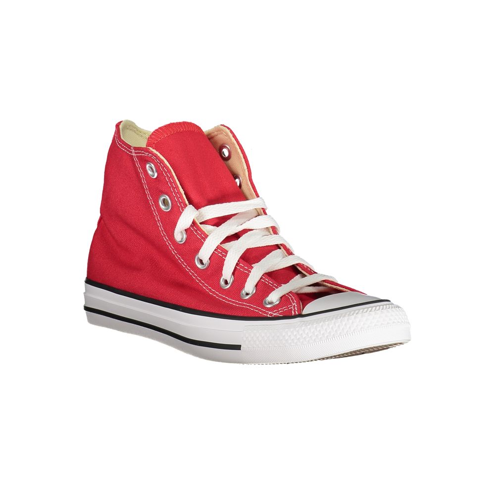 Red Polyester Sneaker