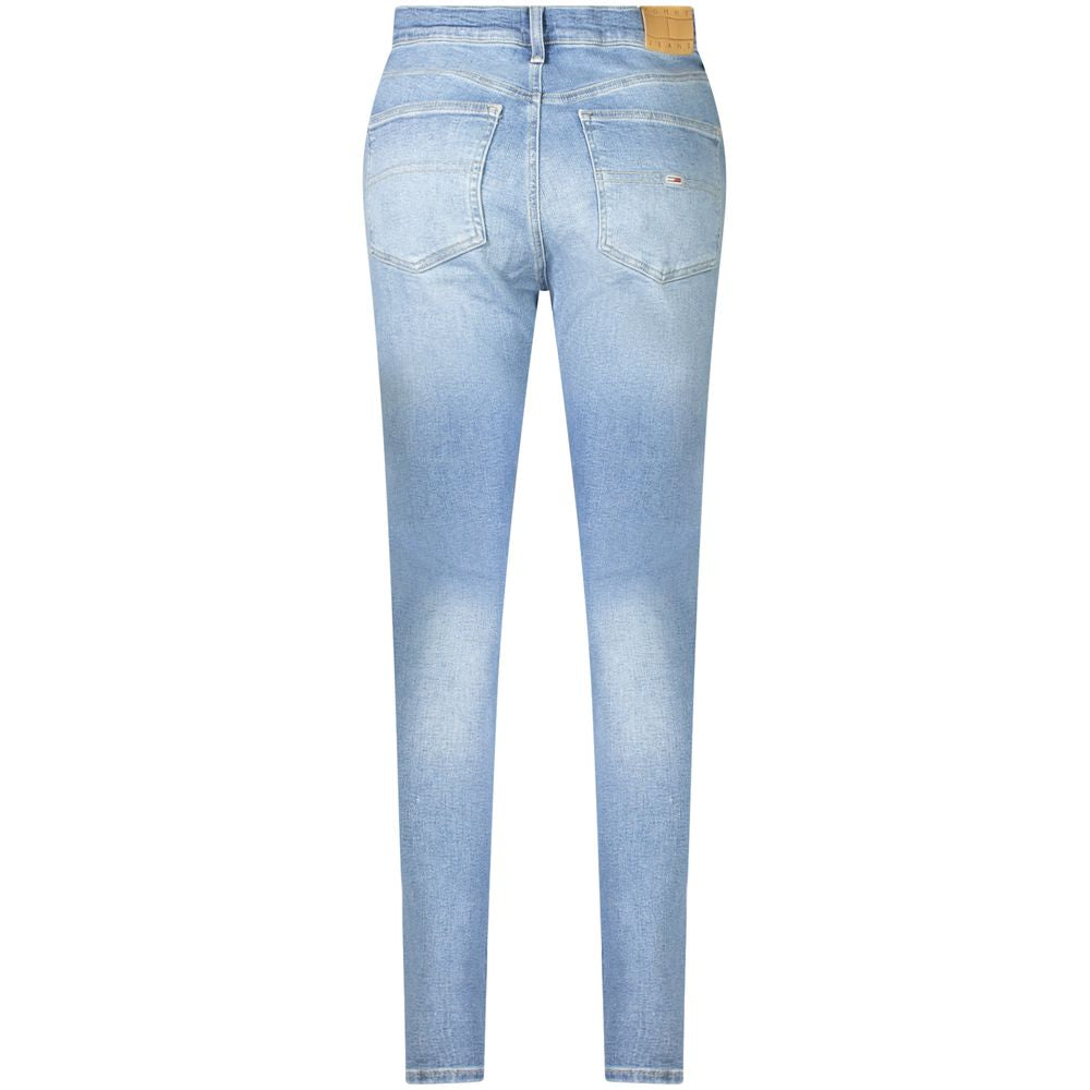 Blue Cotton Women Jeans